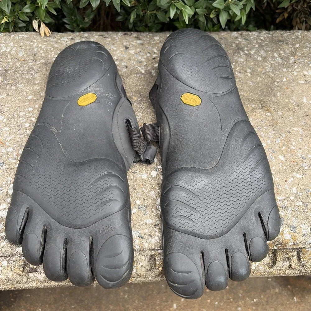 Vibram FiveFingers M148 YLK Men 45 Barefoot Running Shoes Minimalist Great Cond!
